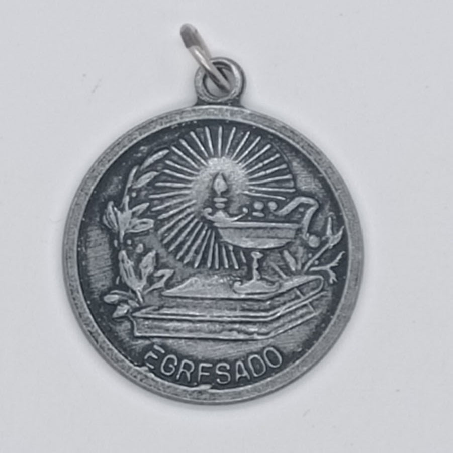 Medalla de metal hierro 32mm Egresado